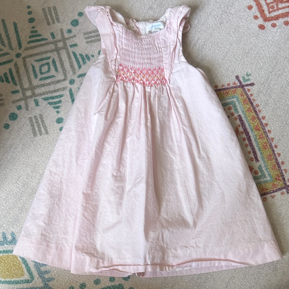 Jacadi Light Pink Smocked Dress